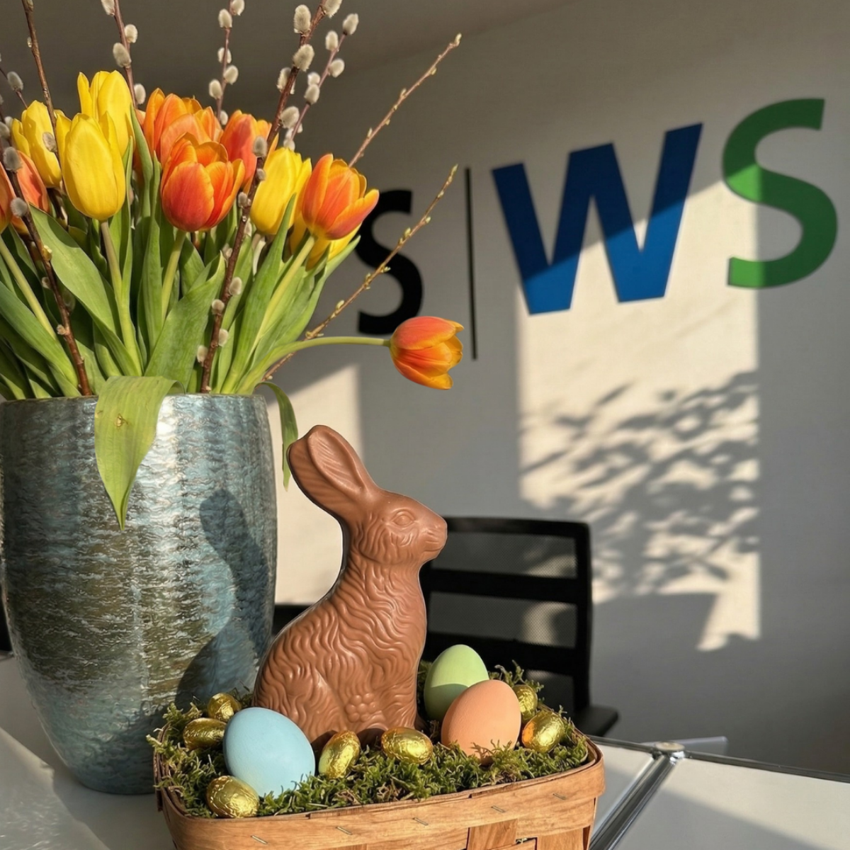 Frohe Ostern vom SWS-Team: kurze Pause, frische Energie